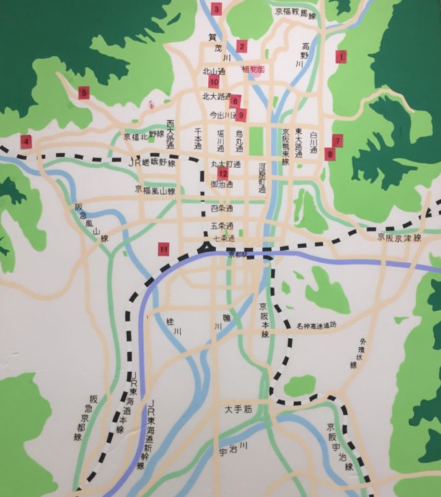 京都府立植物園椿展出展MAP 20170325_1