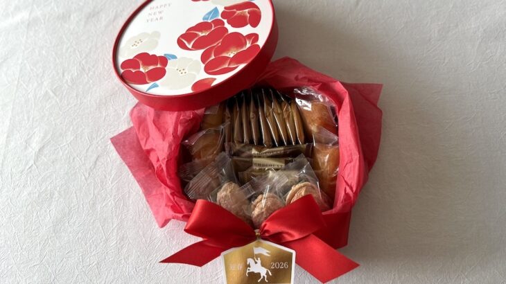 2026正月菓子：アンテノール　迎春ガトーBOX 椿